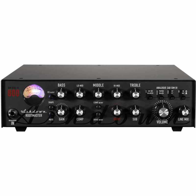 ASHDOWN RM-800-EVO-III ROOTMASTER - ROOTMASTER EVO III 800w bass amp head