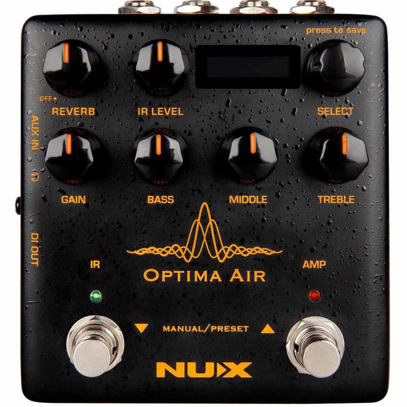 NUX OPTIMA-AIR Pedal de efectos simulador de guitarra acústica