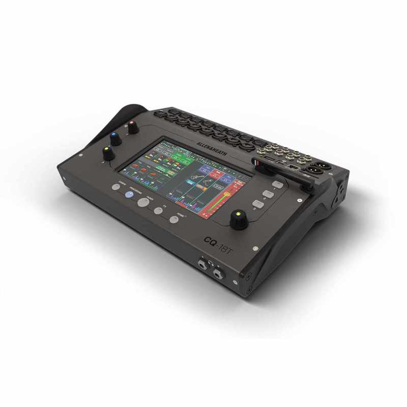 ALLEN & HEATH CQ-18T Consoles - Compact 18-channel digital console, Bluetooth, 7" touchscreen