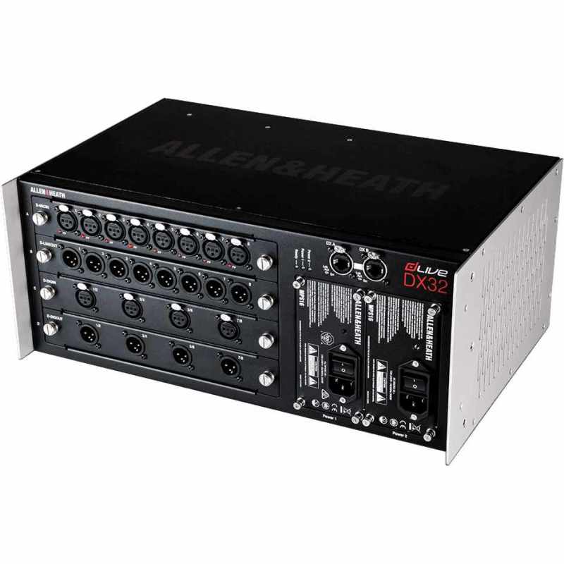 ALLEN & HEATH DX32 Cajas de escenario digitales de 48kHz-96kHz - chasis modular de 4x8 canales