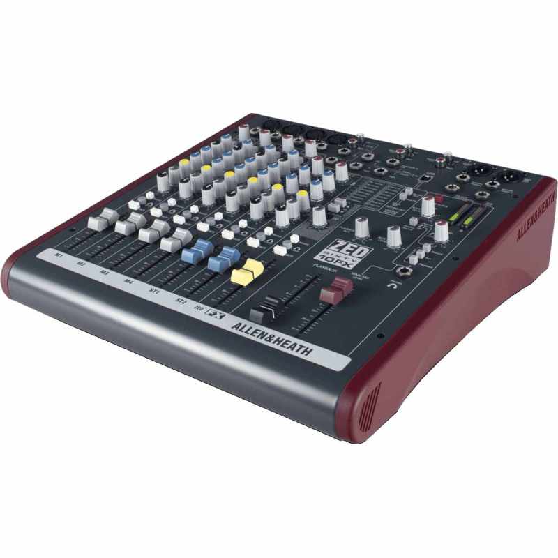 ALLEN & HEATH ZED60-10FX . USB mit Effekten - ZED-10FX mit 60-mm-Fadern