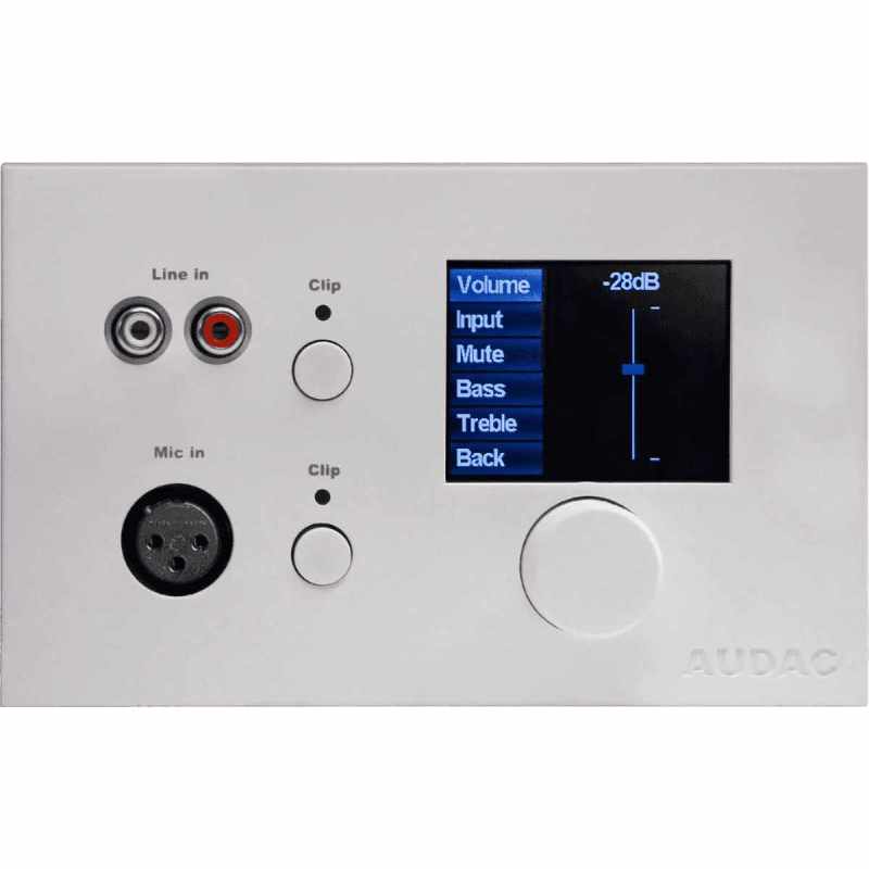 AUDAC MWX65-W Paneles de control - Control de pared para MTX White