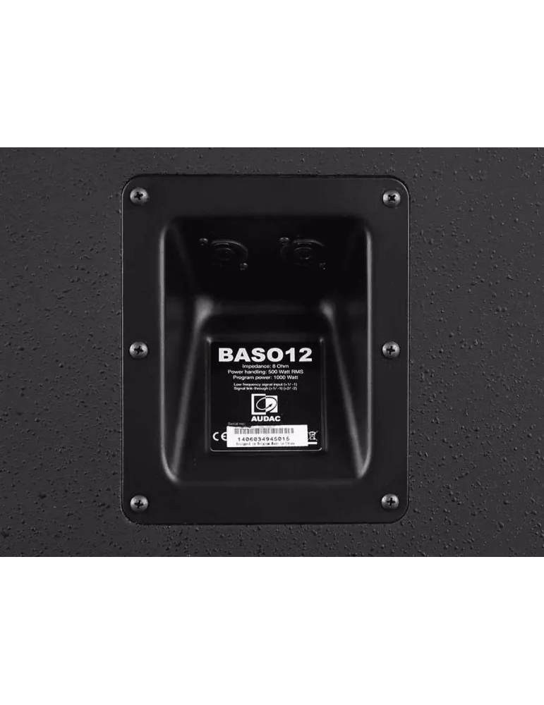  Audac BASO12-W Sub. 12" 500W/8O Blanc|MusicGoodDeal 