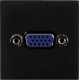 AUDAC CP45VGA-B Faceplate 45x45 - SVGA Black