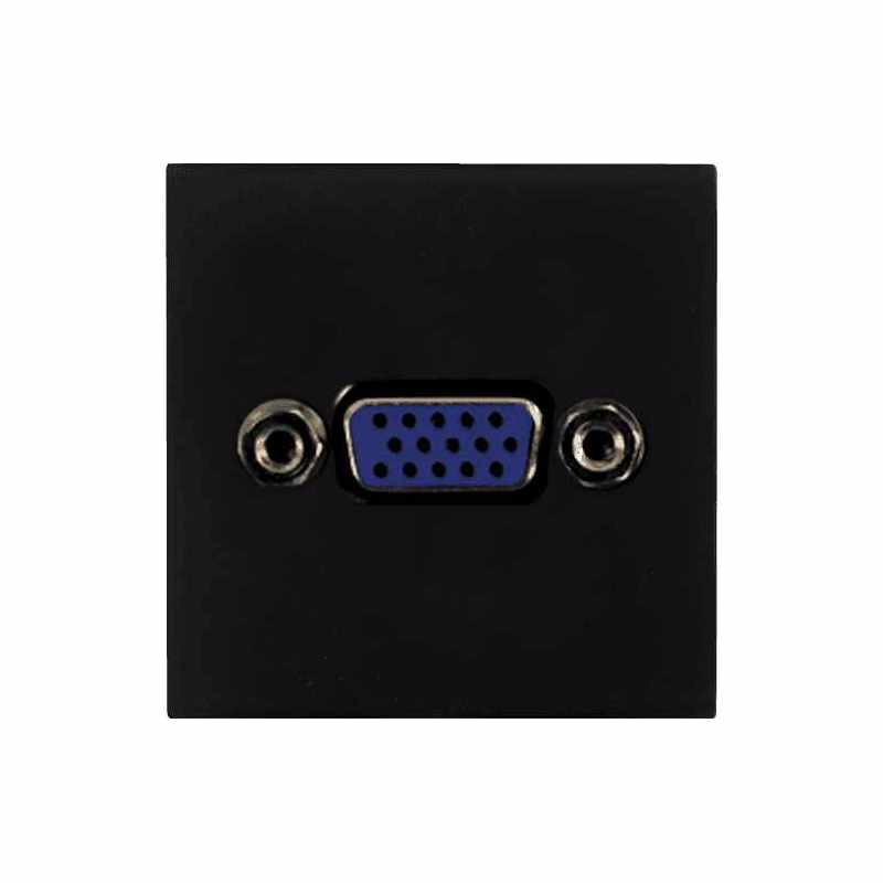 AUDAC CP45VGA-B Faceplate 45x45 - SVGA Black