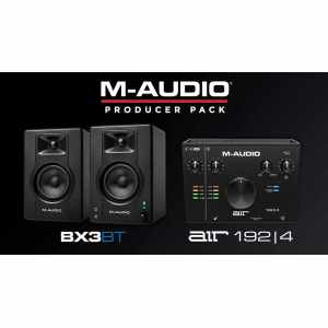 M-AUDIO PRODUCER-PACK3 AIR192X4 interface and BX3D4-BT speakers