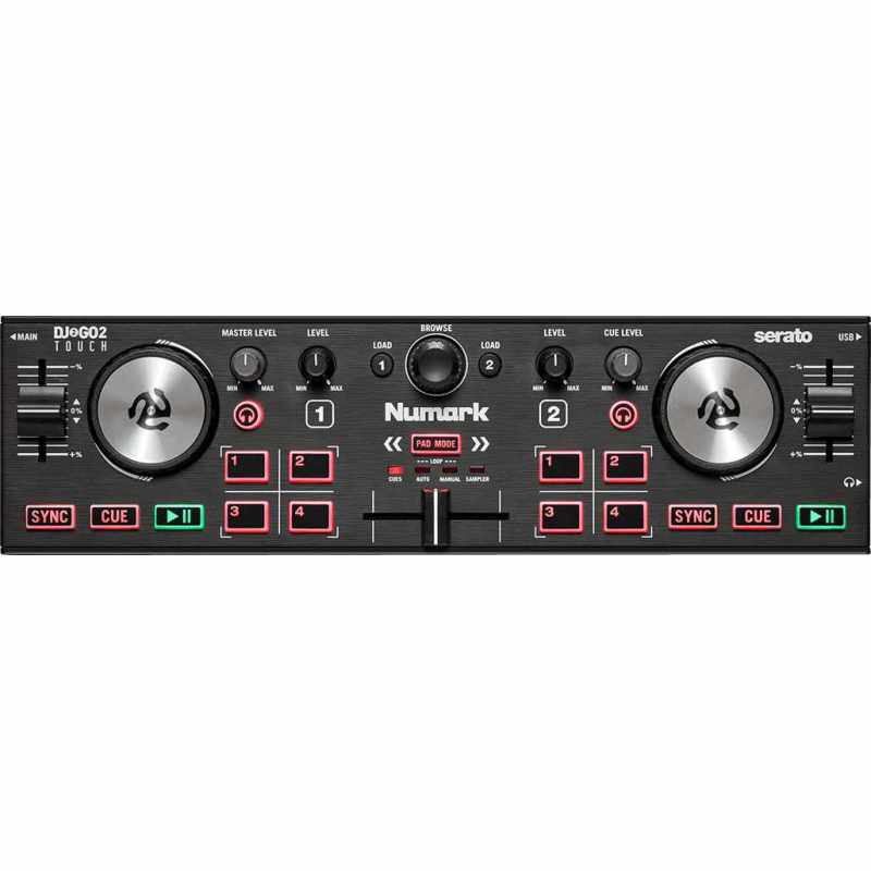 NUMARK DJ2GO2TOUCH Tarjeta de sonido + 2 vías ultracompacta