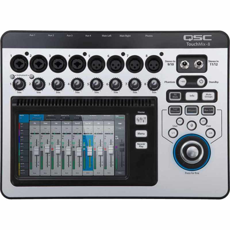 QSC TOUCHMIX-8 Consoles - 12 inputs