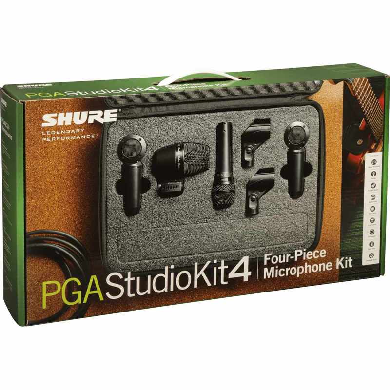 SHURE PGASTUDIOKIT4 Instruments - PGA52, 57, 181 4-mic studio kit (x2)