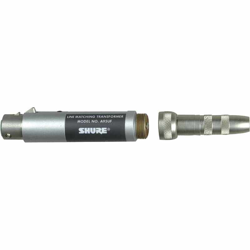 SHURE A95UF Adapter - Transfo XLR fem In - Jack fem Out