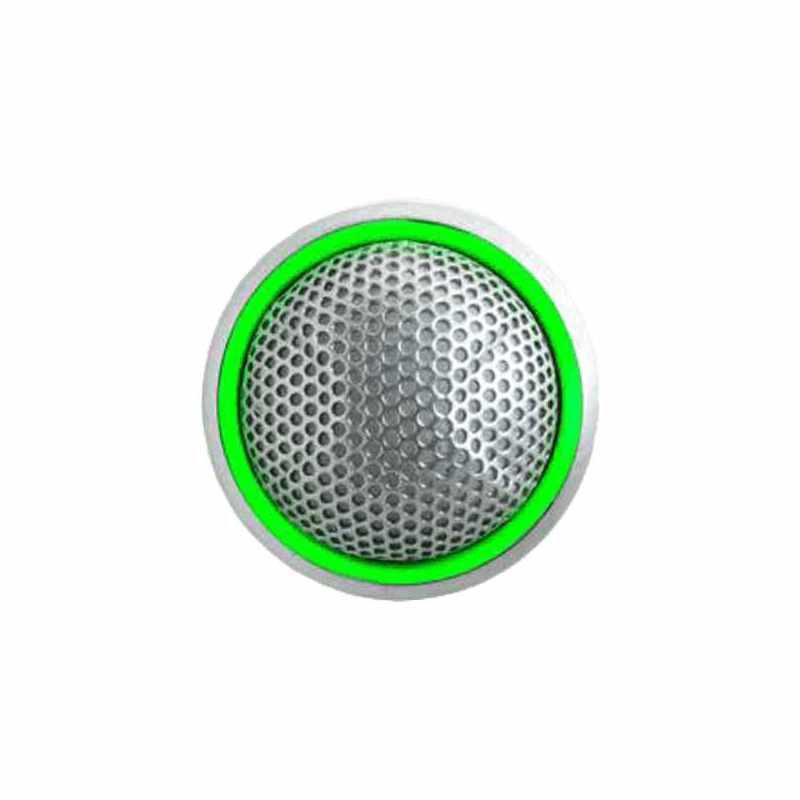 SHURE MX395AL-BI-LED Surface microphones button - Alu led Bidirectional button