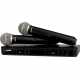 SHURE BLX288E-PG58-K3E Dual completo - Transmisor BLX dual y micrófono K3E de banda PG58.