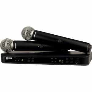 SHURE BLX288E-SM58-H8E . Dual-Komplett - Dual-Handsender-System SM58