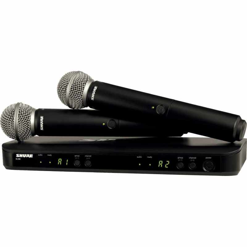 SHURE BLX288E-SM58-K3E . Doppeltes Komplettsystem - Doppeltes Komplettsystem BLX micro SM58 - K3E-Band