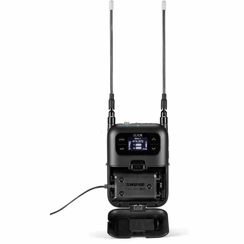 SHURE SLXD5-G59 . Tragbarer Empfänger SLX-D Serie - Tragbarer Empfänger SLX-D - 470-514MHz