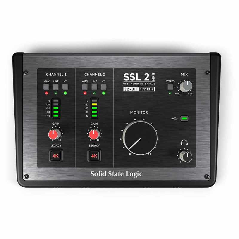 SOLID STATE LOGIC SSL2MKII USB-C - USB-C Audio Interface 2 inputs 2 outputs