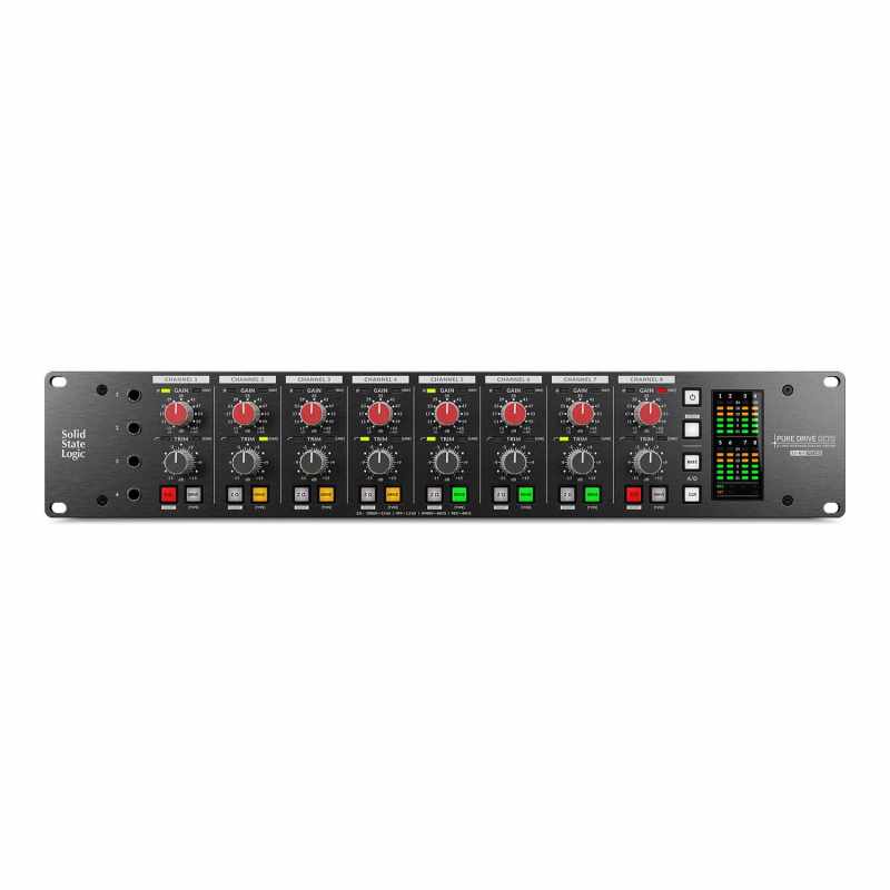 SOLID STATE LOGIC PUREDRIVE-OCTO 19" processor - SuperAnalogue 8-channel preamp, USB-C interface