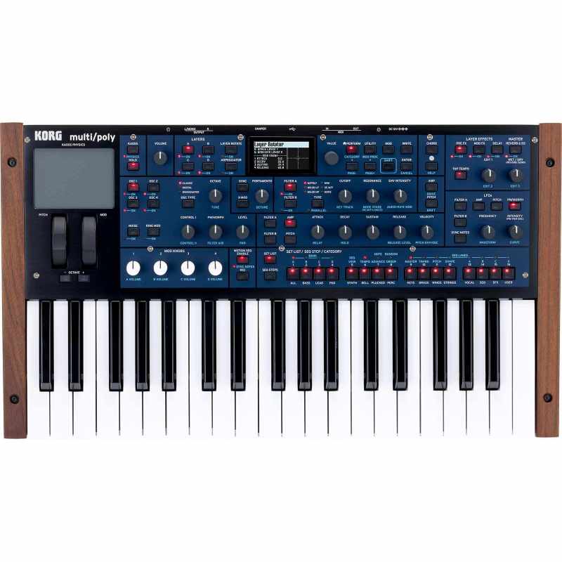 KORG MULTIPOLY Multipoly - Analog modeling synthesizer + cover