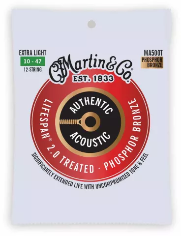  Martin MA500T 12 cordes, Extra Light, 92/8|MusicGoodDeal 