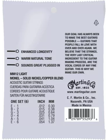  Martin MM12 Retro monel Light|MusicGoodDeal 