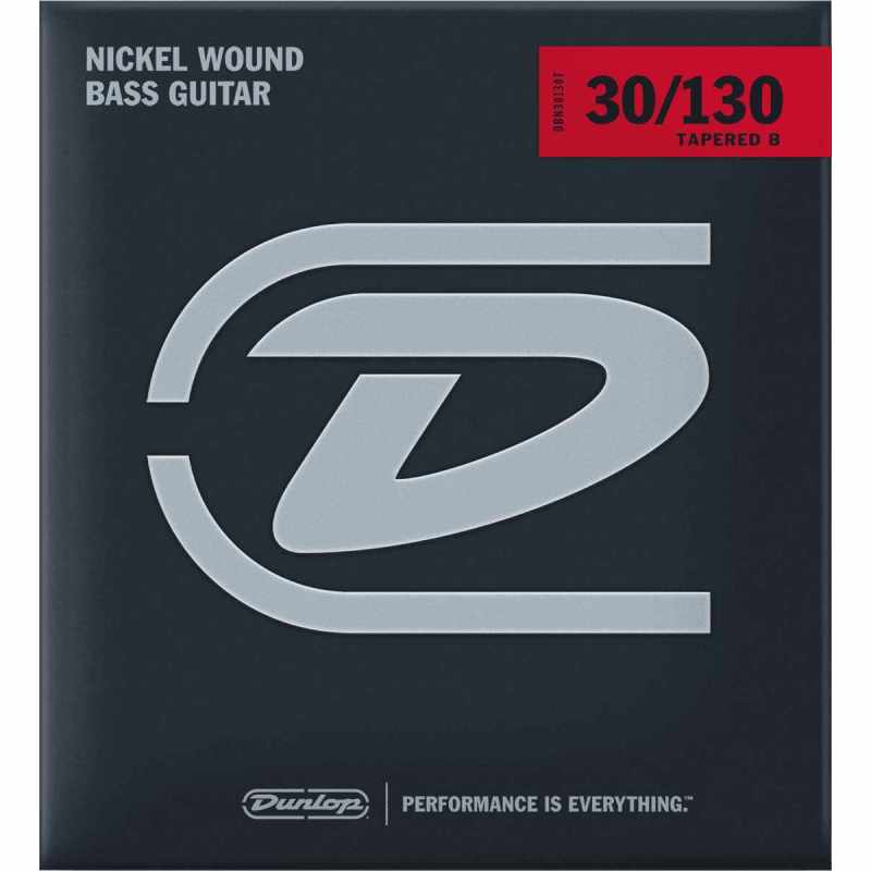 DUNLOP DBN30130T Nickel Round Thread - Nickel Tapered 6 strings 30-130