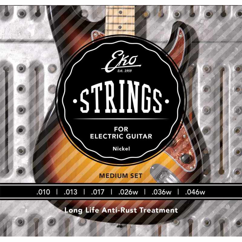 EKO EL1046R Cuerdas para guitarra eléctrica 10-46 REGULAR