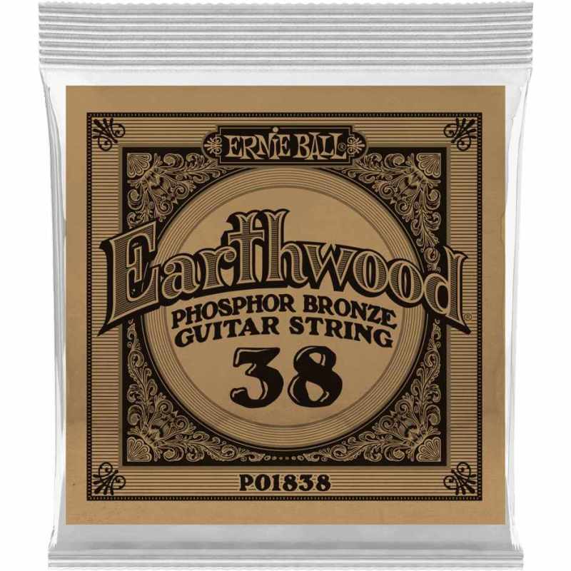 ERNIE BALL 1838 Restocking by 6 pieces - Filé Phosphor Bronze 038