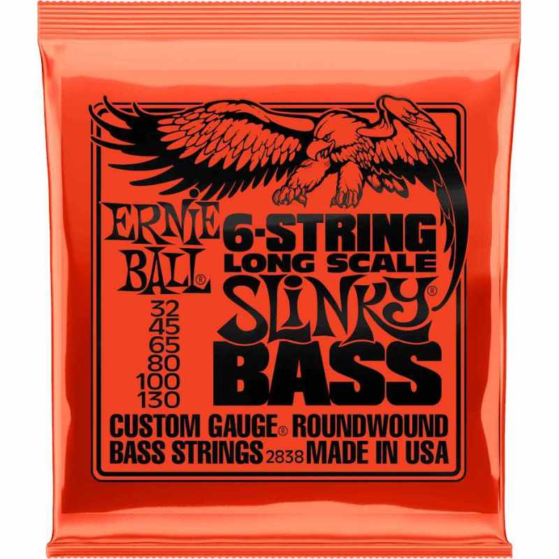 ERNIE BALL 2838 Games - Slinky long scale 6c 32-45-65-80-100-130