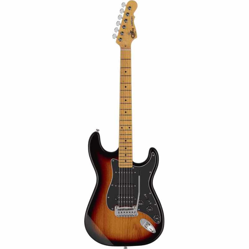 G&L TLEGHSS-3TS-M HSS - Tribute Legacy HSS 3 Tone Sunburst Maple fingerboard