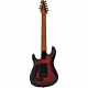 STERLING BY MUSIC MAN RICHARDSON7-DSBS Jason Richardson - Dark Scarlet Burst Satin