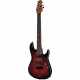 STERLING BY MUSIC MAN RICHARDSON7-DSBS Jason Richardson - Dark Scarlet Burst Satin