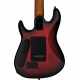 STERLING BY MUSIC MAN RICHARDSON7-DSBS Jason Richardson - Dark Scarlet Burst Satin