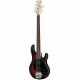 STERLING BY MUSIC MAN RAY5HH-RRBS-R1 Stingray5 - Ruby Red Burst Satin