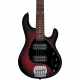 STERLING BY MUSIC MAN RAY5HH-RRBS-R1 Stingray5 - Ruby Red Burst Satin