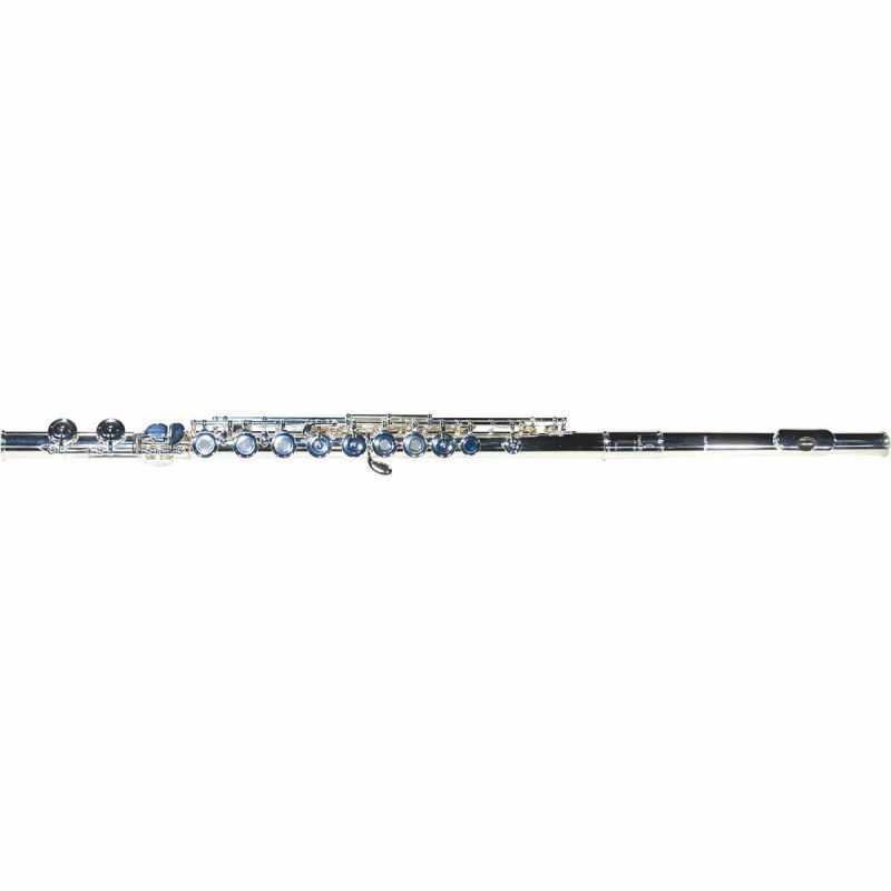 PEARL FLUTE F525R-HC Silver plate and core - Quantz Forza .925 silver plate Hollow plates in line, Patte d'ut