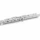 PEARL FLUTE 665RBE Silver Head - Quantz Silver Head .925 Offset Hollow Trays, Bi-Peg.