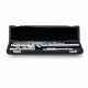 PEARL FLUTE 665RBE Silver Head - Quantz Silver Head .925 Offset Hollow Trays, Bi-Peg.