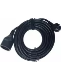  Algam Lighting PRO-10M Rallonge standard PVC H05VV-F 3G1,5mm² - 10m noir|MusicGoodDeal 