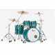 PEARL MP4C924XSPSC-850 Rock 22" 4 drums - Optimount Custom Aqua Turquoise Stripe