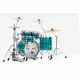 PEARL MP4C924XSPSC-850 Rock 22" 4 drums - Optimount Custom Aqua Turquoise Stripe