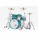 PEARL MP4C924XSPSC-850 Rock 22" 4 drums - Optimount Custom Aqua Turquoise Stripe