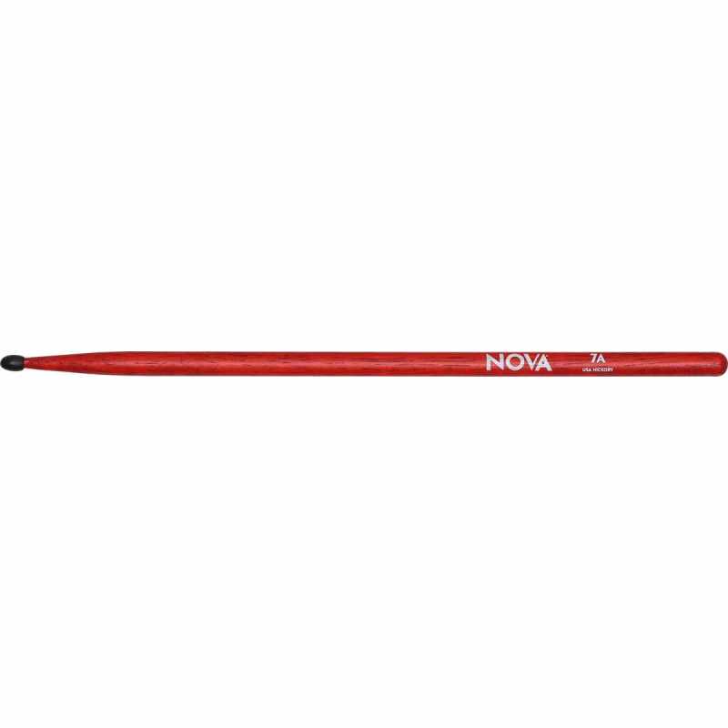 VIC FIRTH N7ANR Olive nylon - 7A red nylon