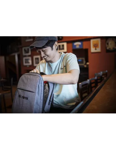  VIC FIRTH PBKPK GREY TRAVEL BACKPACK|MusicGoodDeal  2