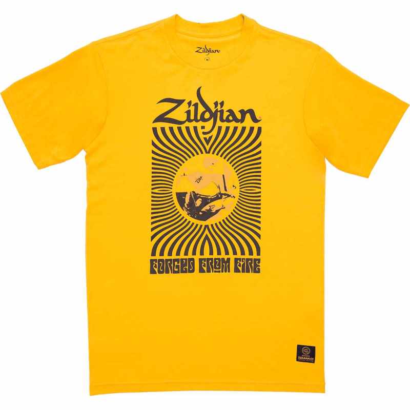 ZILDJIAN ZAT0081-LE T-SHIRT - 400 years 60S Rock S T-shirt