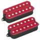 FISHMAN PRF-CO7-SD2 Open Core Classic Humbucker - Set Fluence Classic Humbucker OpenCore Actifs, 7 strings, 3 Voices, Red