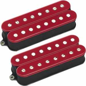 FISHMAN PRF-CO8-SD2 Open Core Classic Humbucker - Fluence Classic Humbucker OpenCore Actives set, 6 strings, 3 Voices, Red