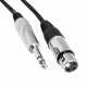 STAGG SAC3PSXF DL Cable de audio, XLR / jack (f / m), 3 m