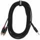 ENOVA PATCH CABLE JACK 3.5 - 2X RCA 6M