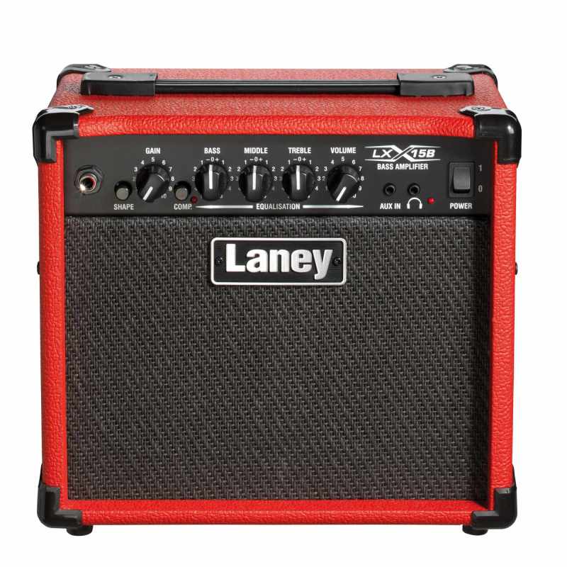 LANEY AMP LX 15W/2X5" ROJO