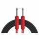 KIRLIN GUITAR CABLE 6M JACK JACK RED